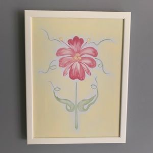 Pottery Barn Kids Canvas Art-Flower